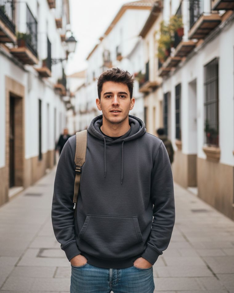 Antes: una persona joven sin experiencia en el sector